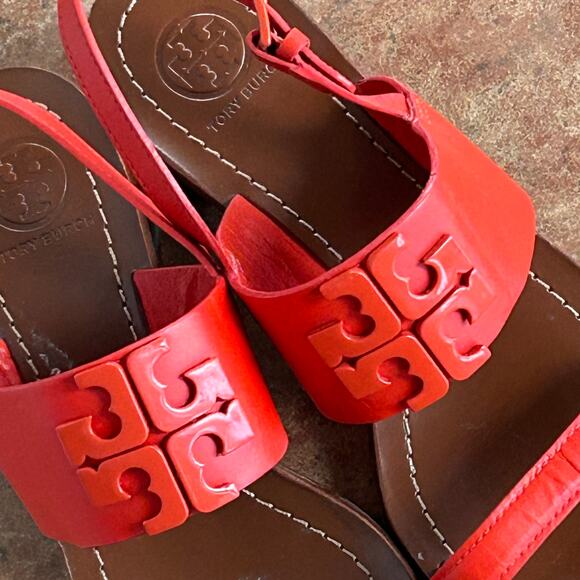 Tory Burch Leather Slingback Sandals Eleanor Heel Sandals
Size 7Med - Picture 2 of 7